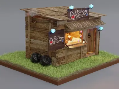 Potion Shop  3D model