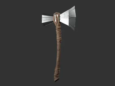Stormbreaker viking axe 3D model