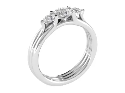 Women Ring  Render 3dm STL OBJ FBX TXT Details 3D print model 17