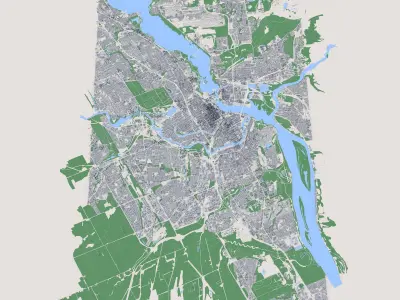 Ottawa City Canada 3D model