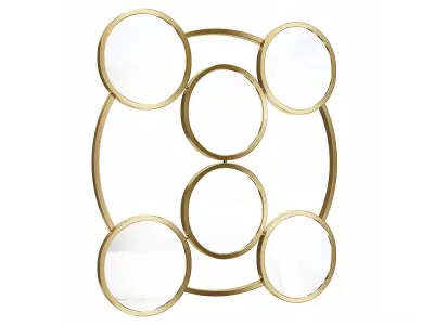 Mirror in a metal frame GZ-M1074 3D model