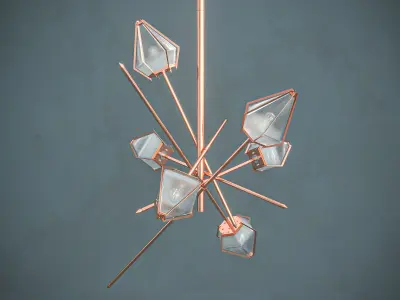 Harlow-Small Chandelier  3D model