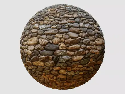Stone Wall PBR Texture 03 Texture