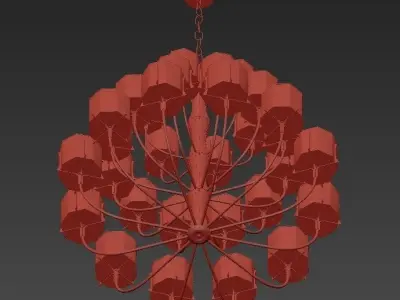 FLOW CHANDELIER 3D model purchase