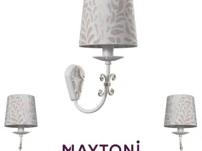 Sconce Emilia ARM737-WL-01-W Maytoni Modern Free 3D model