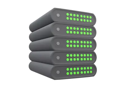 Power Storage Machine Icon v1 001 Low-poly 3D model