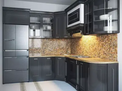 Kitchen Furniture IV 3D model