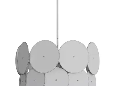 Emery 6 Light Chandelier 3D model