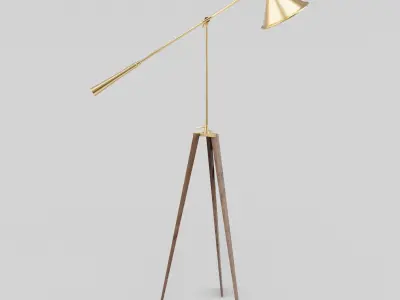 Modern Light  Low-poly 3D model