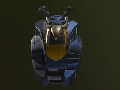 Lawmaster Motorbike Judge Dredd 3D model