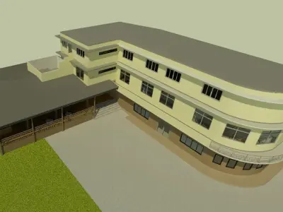 Renovation the old building 3D model
