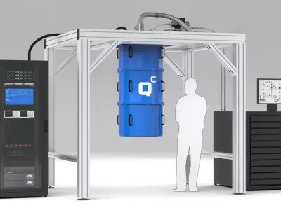 Quantum Computer 3D model