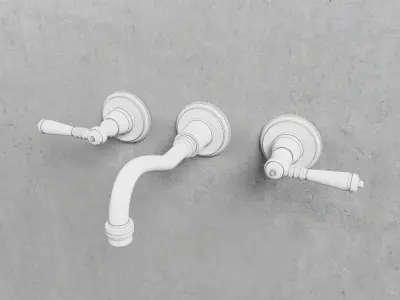 Brizo-Tresa Wall Mounted Bathroom Faucet 3D model