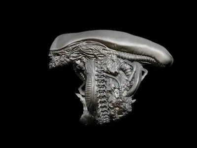 Alien 1979 Ring Size 10 US 3D print model