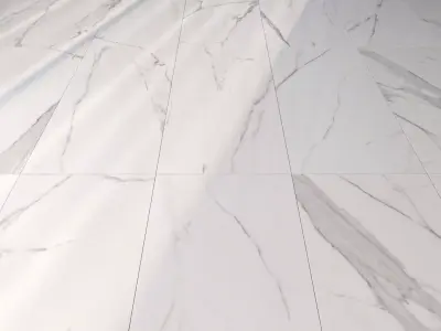 Marble Floor Afyon White Set 3 Texture