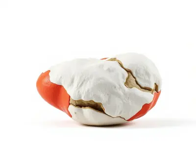 Fauvist Abstract Stone Sculpture model pack Low-poly 3D model