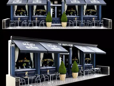 Summer Cafe 2 3D model
