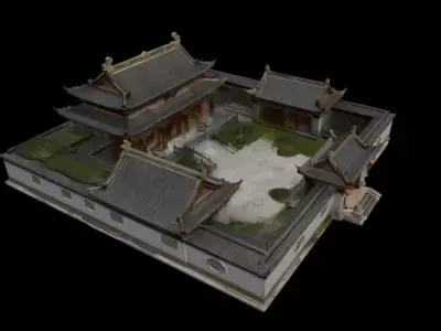 courtyard 3D model