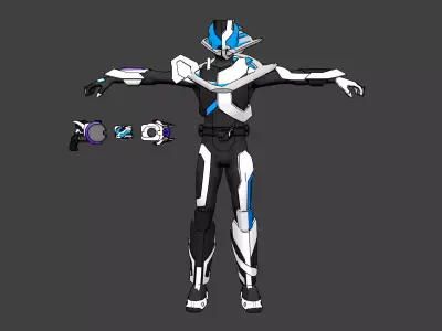 Kamen Rider Ziin  3D model