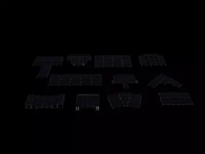 all stage model 3D model