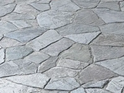 Mrf-Pavement Set31 Low-poly 3D model