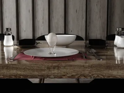 Dining Table - Home Furniture 06 3D model