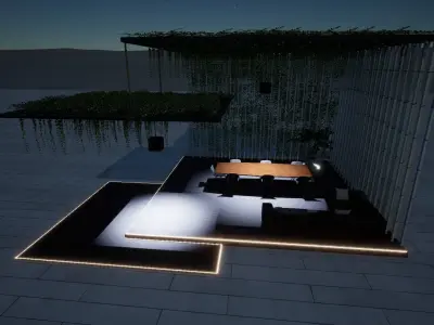 Pergola 3D model shop