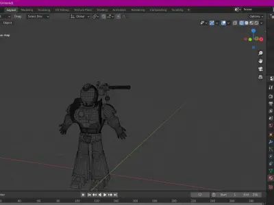 CYBORG robot 3D model