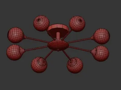 ERNA Chandelier 3D model