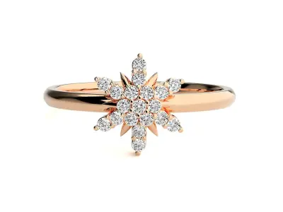 Women ring 3D print model 149