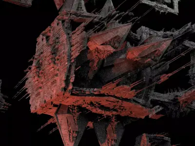 Hellraiser Cube Space station Maze temple 3D model