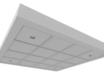 Ceiling SHC Quick Office LM Low-poly 3D model