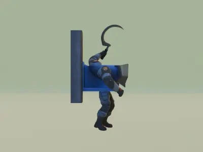  SWAT Mutant Skibidi Toilet  3D model