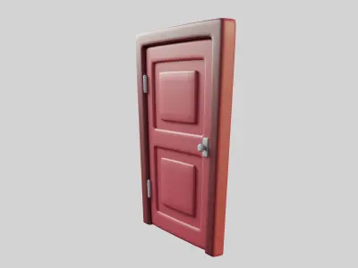 Cartoon Door 3b 3D model