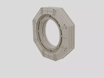 Retro Portable Science Field Analyzer for 3D print Low-poly 3D model