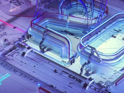 Broadcast Design - C4D Octane Scene File  3D model