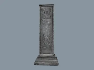 monolith Low-poly 3D model