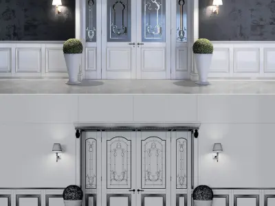 Doors Classic 007 3D model