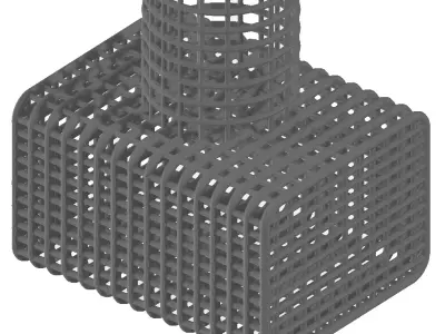 Premium Structural Footing 3D print model