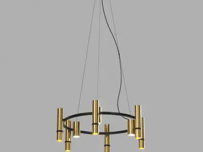 Lampatron React R 9 lamps 3D model