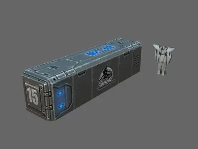 Machinery - container 3D model