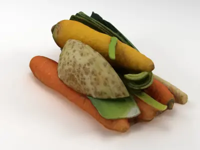 Mirepoix Soup Greens 3D model