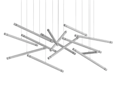 Dutti D0068 LED Chandelier Modern 14 3D model