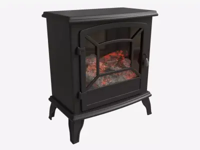 Electric Heater Fireplace Lokatse Home 03 3D model