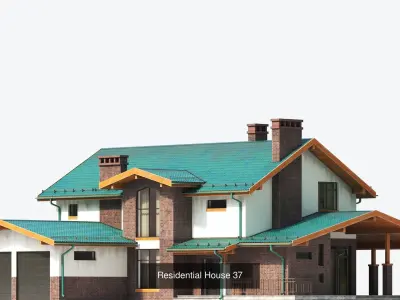 Residential houses  3D Model Pack
