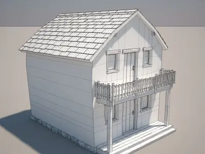 Caroon House 09 3D model