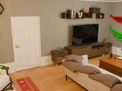 Christmas Room 3D model purchase