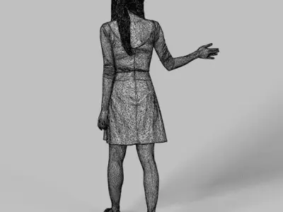 10x Woman Man Sitting Casual People Vol03 Scanned 3D Model Pack