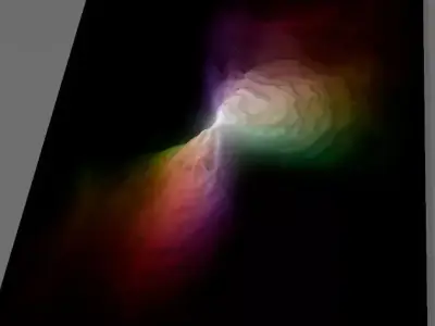 Boomerand nebula DEEP SKY OBJECT 3D SOFTWARE ANALYSIS 3D print model