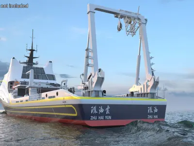  Underwater and Flying UAV on board Zhu Hai Yun Ship 